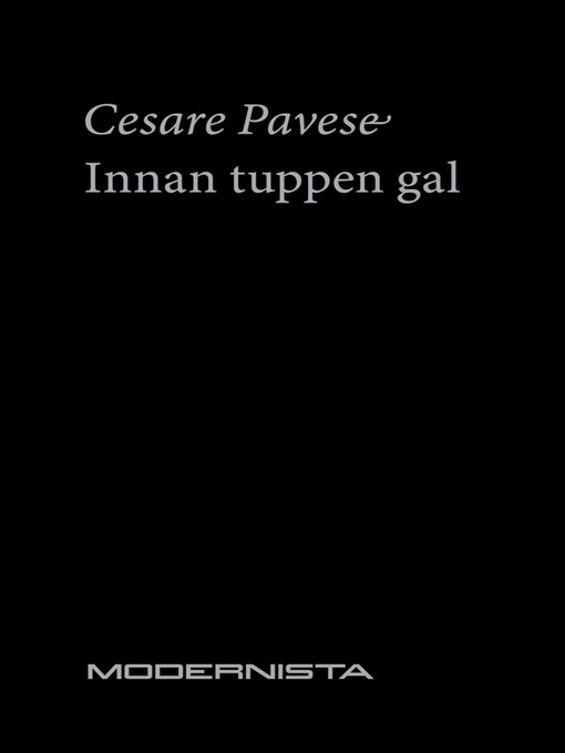 Titeldetaljer för Innan tuppen gal av Cesare Pavese - Tillgänglig